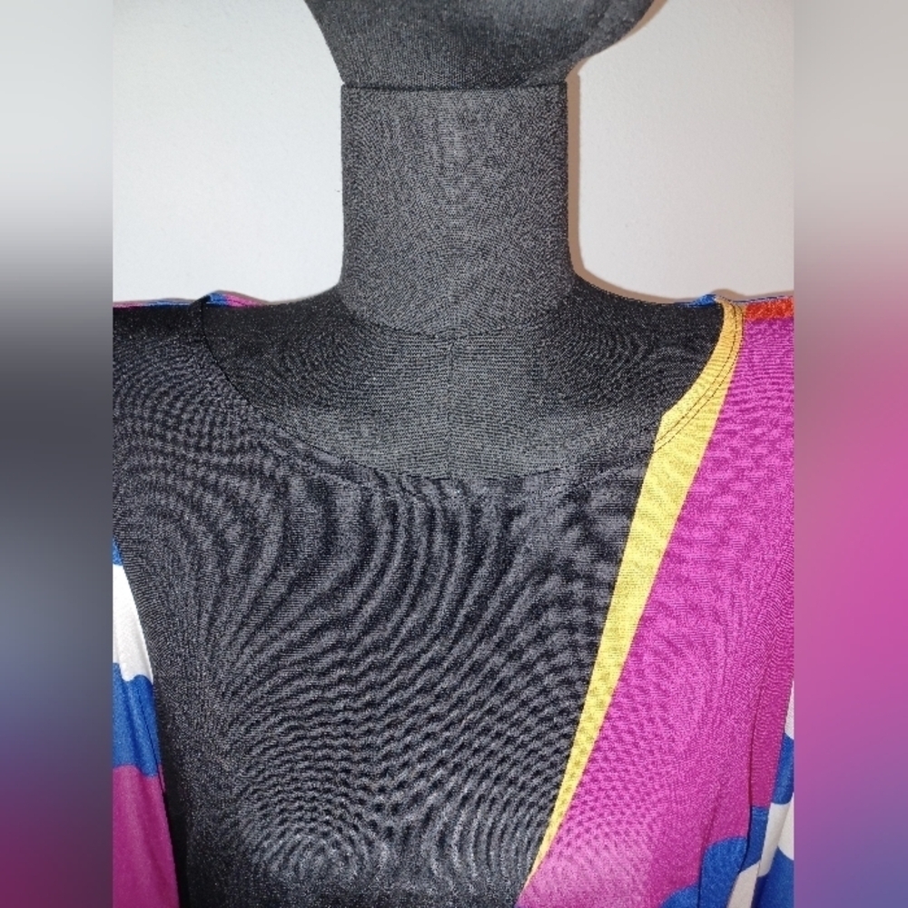 A Vintage Robbie Bee Colorblock Dress - Picture 5 of 5